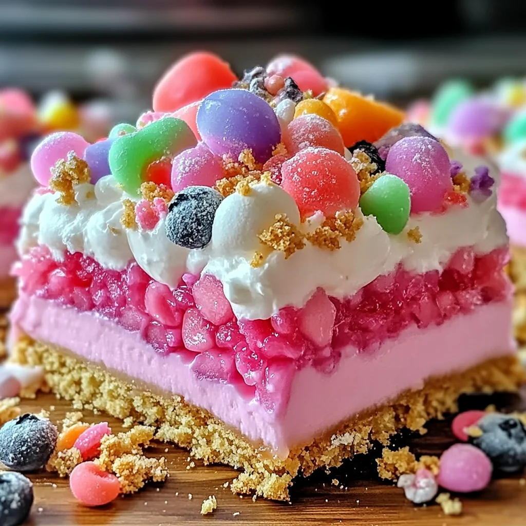 Bubblegum Cloud Slice Dessert