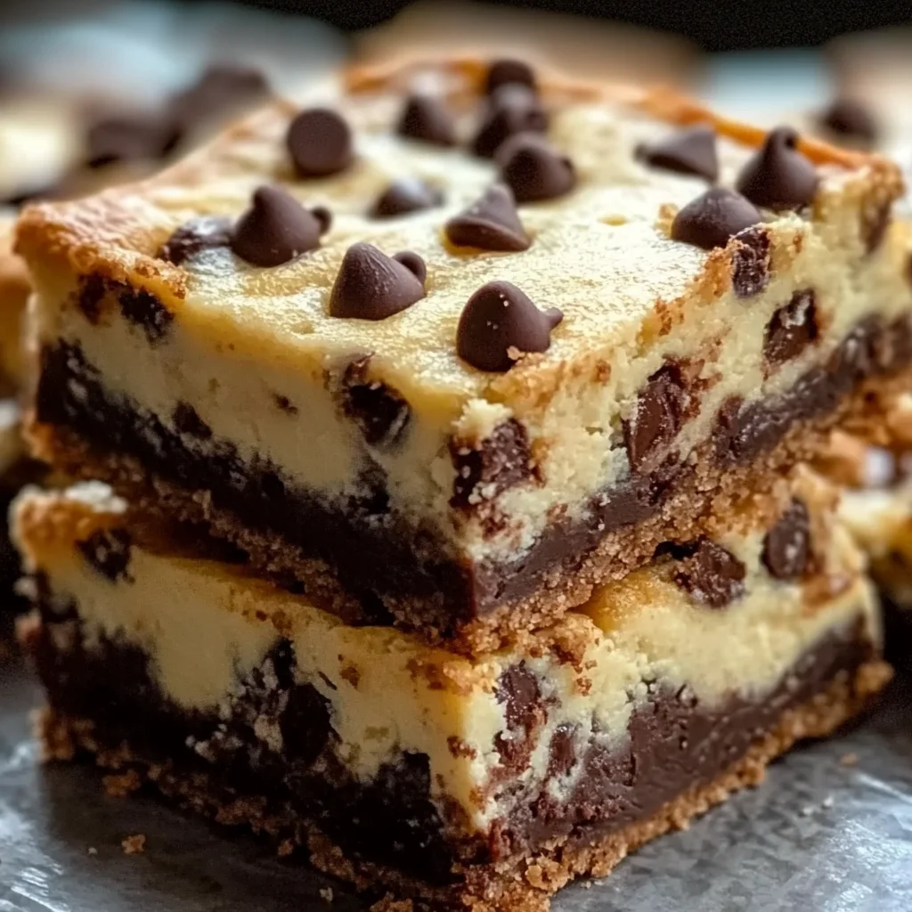 Chocolate Chip Cheesecake Bars