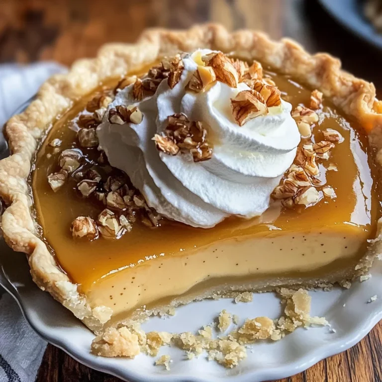 Creamy Mennonite Butterscotch Pie Recipe for Cozy Nights