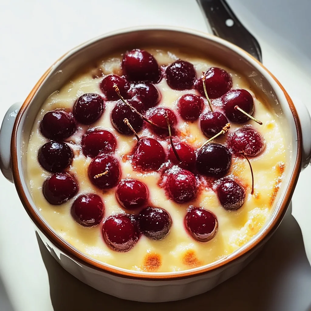 Delicious Cherry Custard