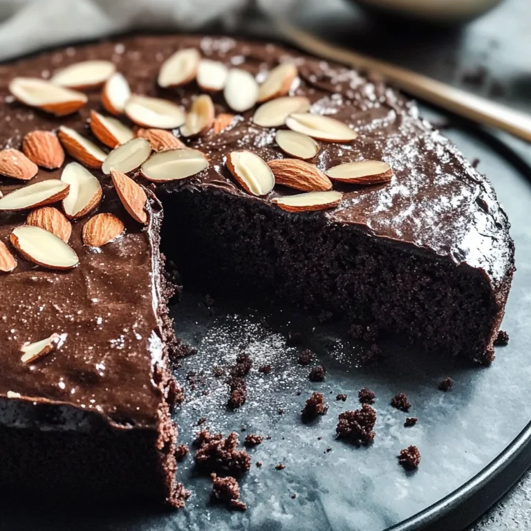 Indulge in Decadence: Flourless Chocolate Almond Cake Recipe
