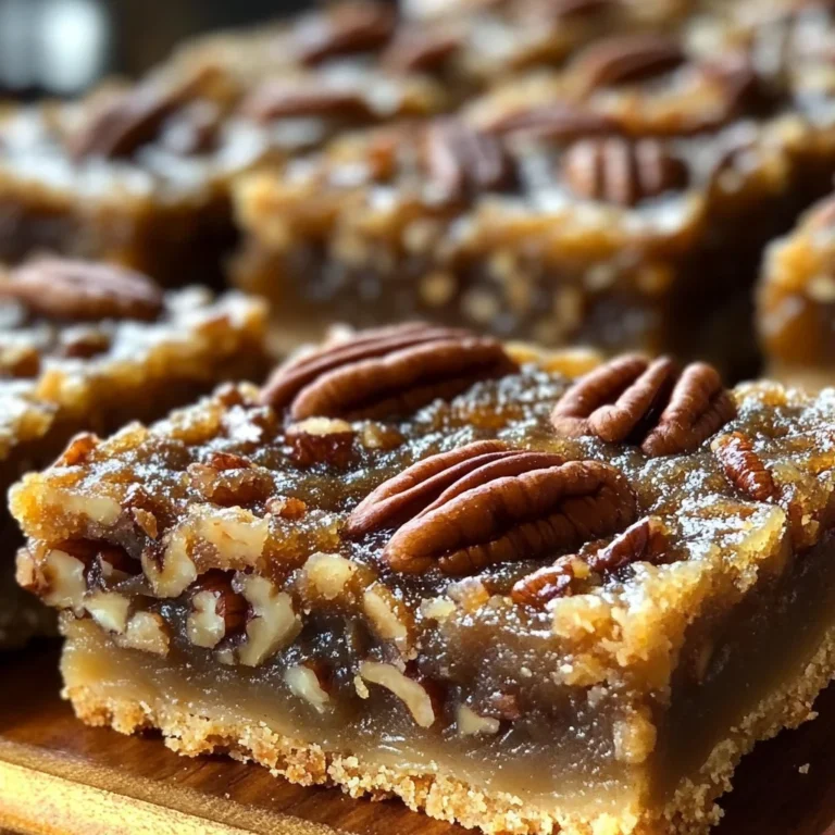 Lazy Girl Pecan Pie Bars