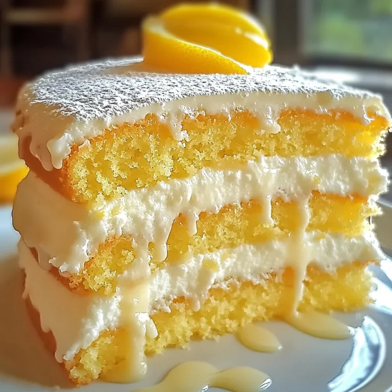 Lemon Cloud Cake: Fluffy Citrus Bliss for Every Celebration