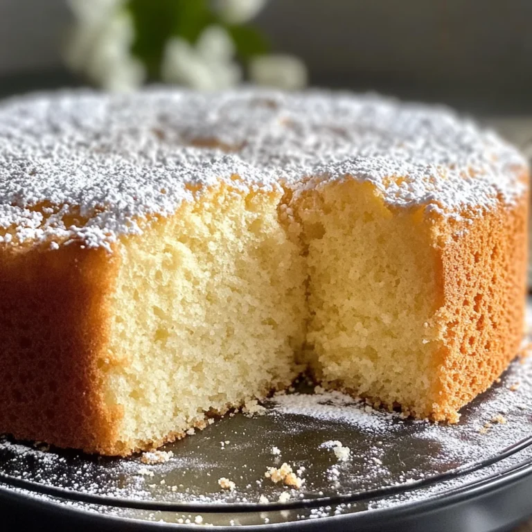 Light and Fluffy Passover Sponge Cake for Sweet Celebrations