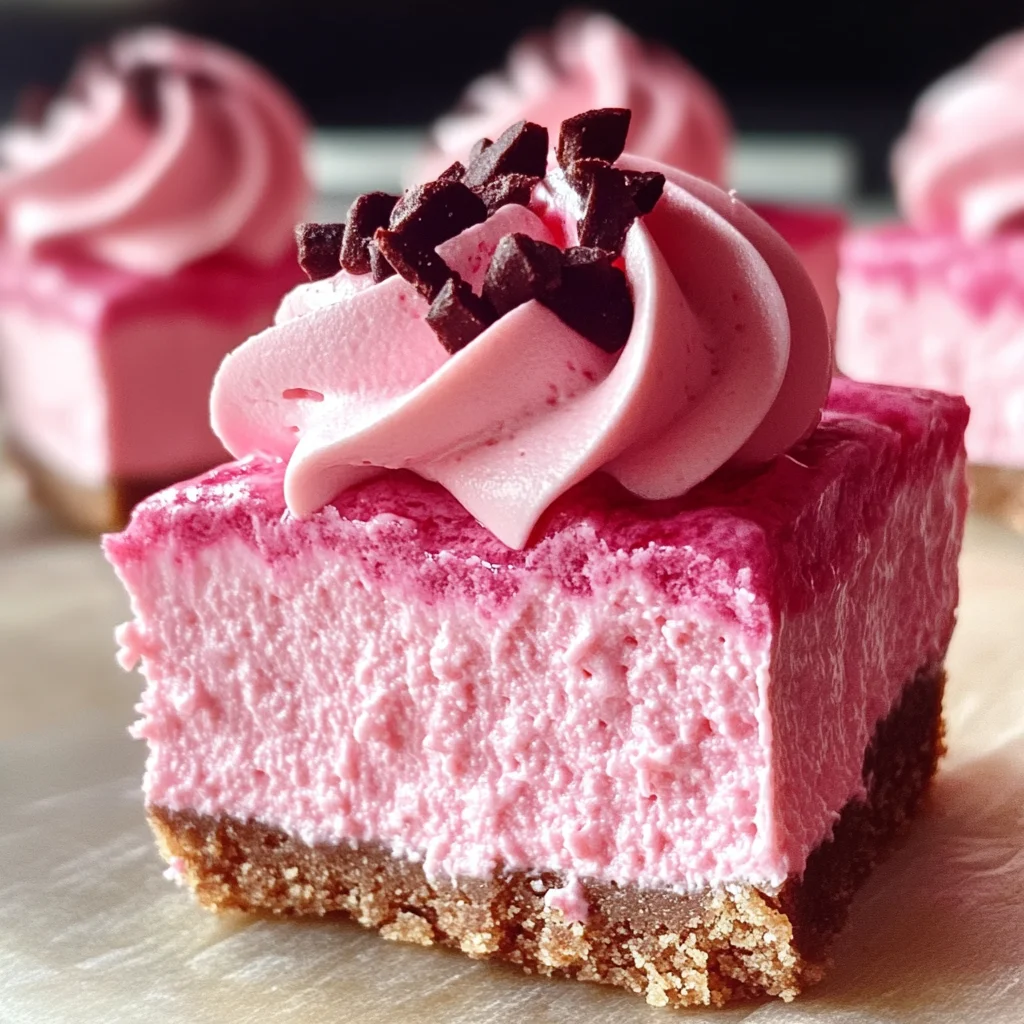 No-Bake Pink Velvet Cheesecake Bites