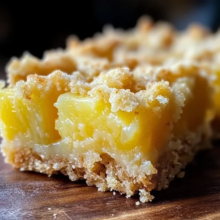 Pineapple Crumble Bars