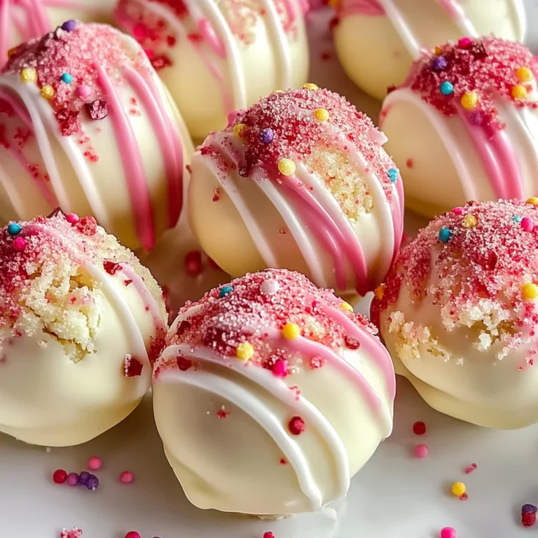 Strawberry Shortcake Truffles