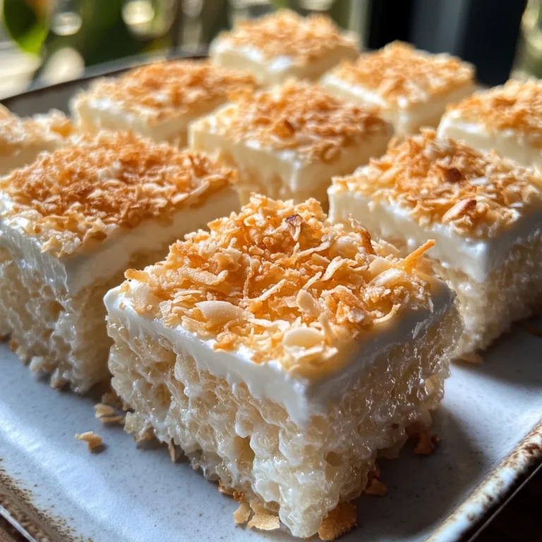 Ultimate Coconut Rice Krispie Treats – Viral No-Bake Tropical Dessert